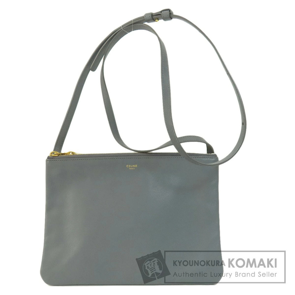 Celine Trio Shoulder Bag Leather